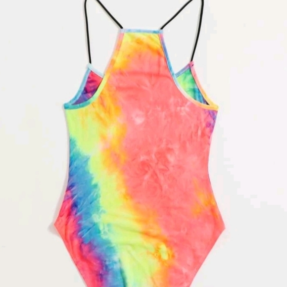 πCute~Tie Dye~Cami Body Suit~Large~π - Picture 2 of 5